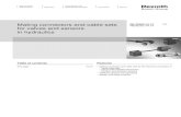 Mating connectors and cable sets Replaces: 04 - · PDF fileRE 08006/10.12 Mating connectors Hydraulics Bosch Rexroth AG 3/34 Table of contents Page For valves with round connector