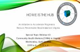 HOME IS THE HUB - · PDF fileHOME IS THE HUB An Initiative to ... Recognition of CHWs as an official job ... Define CHW scope of practice/finalize core competencies Develop model training