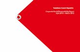 Vodafone Czech Republic Corporate Social Responsibility Report · PDF fileVodafone Czech Republic Corporate Social Responsibility Report ... Corporate Social Responsibility (CSR) Report