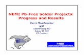 NEMI Pb-Free Solder Projects: Progress and Resultsthor.inemi.org/webdownload/projects/ese/IPC_JEDEC... ·  · 2015-09-10NEMI Pb-Free Solder Projects: Progress and Results Carol Handwerker