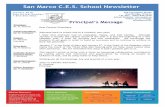 San Marco CES School Newsletter San Marco C ... - smo…smo.ycdsb.ca/wp-content/uploads/sites/44/2018/01/5... · and Junior San Marco Grades absence. San Marco CES School Newsletter