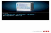 Transformer protection RET650 Application Manual · PDF file · 2015-05-19Setting example for a two-winding HV/MV transformer, ... protection HV-side EF4PTOC ... Energy calculation