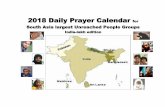 Daily Prayer Calendar for - Joshua Project · PDF fileIslam Punjabi, Eastern Telugu Tamil Kannada Tamil Hinduism Hinduism Hinduism Hinduism Hinduism Matthew 24:14, "And this gospel