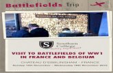 VISIT TO BATTLEFIELDS OF WW1 IN FRANCE AND · PDF fileVISIT TO BATTLEFIELDS OF WW1 IN FRANCE AND BELGIUM ... Other activities include NST’s Next Top Superhero, ... Le Chateau d’Ebblinghem