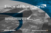FrontRunners for HRIS report here -   · PDF fileCONTENTS 4 6 7 8 33 41 Introduction Defining HRIS Software The Quadrant HRIS FrontRunners Index Runners Up Methodology Basics