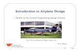 Introduction to Airplane Design - Virginia Techmason/Mason_f/SD1L2B.pdf ·  · 2011-04-01slide 2 9/1/08 Aerospace and Ocean Engineering Aircraft Design Uses the so-called German