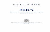 MBA pt 2010-13 - Biju Patnaik University of Technologyold.bput.ac.in/syllabus/bput_mba_sem_10_13_pt.pdfOrganizational Behaviour, VSP Rao, Excel ... Introduction to Assignment problems