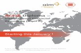 International Financial Reporting (DipIFR) - AIM Academyaimacademy.com.mt/wp-content/uploads/2015/05/DipIFR-2018.pdf · The Diploma in International Financial Reporting (DipIFR) ...