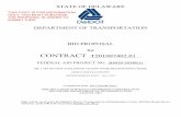 DEPARTMENT OF TRANSPORTATION BID PROPOSAL for CONTRACTgssdocs.deldot.delaware.gov/bids/T201007402web.pdf · DEPARTMENT OF TRANSPORTATION BID PROPOSAL for CONTRACT T201007402.01 ...