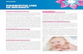 PROBIOTIC USE IN INFANCY - bio-kult. · PDF filePROBIOTIC USE IN INFANCY FACTSHEET THE INFANT GUT MICROFLORA Having a balanced gut flora is important for everyone, but especially important