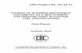 CRC Project No. AV-16-11 - crcao.org · PDF fileCRC Project No. AV-16-11 ... Viscometer Calibration ... The CRC Aviation Committee funded this study to evaluate viscosity methods which