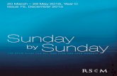 Sunday by Sunday - Royal School of Church · PDF fileOrgan music Music for children Sunday by Sunday follows the readings laid ... voluntaries for trumpet and piano/organ can be ...