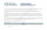 SUMMATIVE RUBRICS - School ADvance District Leader... · a Summative Rubric item means or what might be observable or documentable evidence for that item. ... achievement levels,