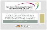 Duke of Edinburgh’s International Awardcpd.yolasite.com/resources/Duke of Edinburgh’s... ·  · 2016-03-14OPERATIONAL PRINCIPLES •Participants need to be between their 14 th
