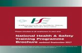 National Health & Safety Training Programme Brochure wellbeing... · National Health & Safety Training Programme ... developed to support the training needs assessment process and
