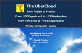 The UberCloud - Centro di Eccellenza per il Calcolo ad ... · PDF fileThe UberCloud From Project to Product From HPC Experiment to HPC Marketplace From HPC Shop to HPC Shopping Mall