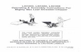 LSC503,LSC505, LSC508 - Celtic Distributors Ltd - … Mac Leaf Shredder-Chipper This manual contains information concerning proper and improper operating procedures, warnings, maintenance,