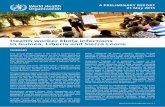 Health worker Ebola infections in Guinea, Liberia and ... · PDF fileHealth worker Ebola infections in Guinea, ... A large number of nurses and nurse aides have ... 2 Health worker