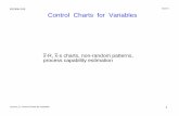 x-R, x-s charts, non-random patterns, process capability ...ee290h/fa05/Lectures/PDF/lecture 12... · Lecture 12: Control Charts ... Control Charts for Variables x-R, x-s charts,