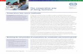 The Cooperative way of doing business 2014 · PDF fileSustainable Enterprise Programme The Cooperative way of doing business 1 ... livelihoods of an estimated three billion people