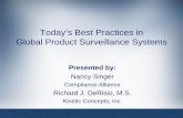 Today’s Best Practices in Global Product Surveillance · PDF fileToday’s Best Practices in Global Product Surveillance Systems Presented by: ... • Post-Market Surveillance ...