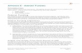 APPENDIX E AIRPORT FUNDING - Minot International · PDF fileAppendix E - Airport Funding ... pure discretionary funds typically account for less than ... Federal AIP funds typically