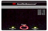 AMPLIFIER APPLICATION GUIDE AMP 100 AMP - · PDF fileAmplifier Guide AudioSource AMP series amplifiers are designed for home and commercial audio distribution systems where high quality