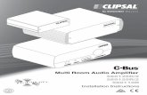 Installation Instructions - F2235 - C-Bus Multi Room Audio ...updates.clipsal.com/ClipsalOnline/Files/Brochures/W0000882.pdf · Multi Room Audio Amplifier Installation Instructions