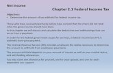 Net Income Chapter 2.1 Federal Income Tax Income.pdfNet Income Chapter 2.1 Federal Income Tax ... In this chapter we will discuss and calculate the deductions and withholdings that