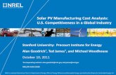 Solar PV Manufacturing Cost Analysis - National … PV Manufacturing Cost Analysis: U.S. Competitiveness in a Global Industry Stanford University: Precourt Institute for Energy Alan