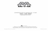 OPERATOR’S MANUAL FOR GEN-1700-iMS0 - mitm. · PDF file2 Operator’s Manual. Introduction. THANK YOU for purchasing a Mi-T-M product. READ THIS MANUAL carefully to learn how to