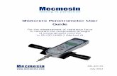 Shotcrete Penetrometer User Guide - Mecmesin Shotcrete...ii Mecmesin Shotcrete Penetrometer User Guide This user guide This guide covers the use of the Mecmesin Shotcrete Penetrometer,