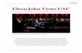 Elton John Visits USC - · PDF fileDiving Board ’ By Mikael Wood ... enlivened by Elton John performing “Home Again,” a song from . ... Elton John at the Emmys. September 23,