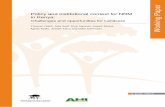 Policy and Institutional Context for NRM in Kenya: · PDF filein Kenya: Challenges and opportunities for Landcare Thomas Yatich, Alex Awiti, Elvin Nyukuri, Joseph Mutua, ... 2007Policy