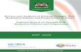 Review and Analysis of Existing Drought Risk Reduction Policies · PDF filereduction policies and programmes in kenya national report on drought risk reduction policies and programmes