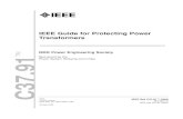 IEEE Guide for Protecting Power Transformers - · PDF fileIEEE Guide for Protecting Power Transformers IEEE ... Sponsored by the C37.91 Power System Relaying ... analysis of dissolved