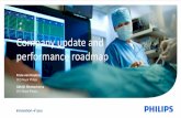 Company update and performance roadmap - · PDF fileCompany update and performance roadmap Frans van Houten ... 4-6% comparable sales growth rate ... leveraging real-time patient data