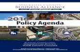 YOUR County Chamber 2016 Policy Agenda - Microsoft · PDF fileYOUR . County Chamber. 2016. Policy Agenda. ... Ann Marie Krause ... R&R Insurance Services, Inc. Lisa McNeil Momentum
