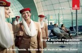 Drug & Alcohol Programmes One Airlines Experienceasmameeting.org/asma2013_mp/pdfs/asma2013_present_150.pdf · Drug & Alcohol Programmes One Airlines Experience ... -initial drug screening
