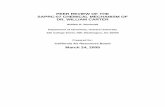 PEER REVIEW OF THE SAPRC-07 CHEMICAL MECHANISM · PDF file25/03/2009 · SAPRC-07 CHEMICAL MECHANISM OF DR. WILLIAM CARTER ... Chapter 1. Summary of ... biological emissions are usually