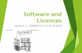 Software and Licences software with a free tier and paid tier Proprietary software - freeware Software is free to use but source code is not publically available Freeware can be a