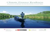 Climate Finance Readiness - Nature Conservancy · PDF file3 Findings on Challenges in Climate Finance readiness processes ... cation of resources for climate change ... (Section 4.1);