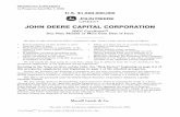 JOHN DEERE CAPITAL  · PDF fileJohn Deere Capital Corporation ... Our business, financial condition, results of operations and prospects may have changed since this date