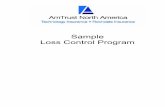 Sample Loss Control Program - AmTrust · PDF file · 2014-03-25Sample Loss Control Program . ... The Supervisor is the critical point of contact between the company and individual