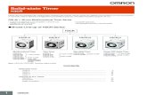 CSM H3CR L084-E1 2 3 - OMRON Industrial Automation Solid-state Timer H3CR Please read and understand this catalog before purchasing the products. Please consult your OMRON representative