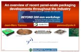An overview of recent panel-scale packaging developments ... SEMI PANEL... · An overview of recent panel-scale packaging developments throughout the industry ... Leadframe packages