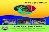 Prospectus - Annada Collegeannadacollege.com/prospectus/vocational.pdf · Chemistry and Physics ... Section III: 20 Marks Mathematics: (Matriculation level as per CBSE syllabus) ...