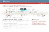 SOLIDWORKS ENTERPRISE PDM · PDF fileSOLIDWORKS ENTERPRISE PDM ... simulation, sustainable design, ... • Manage, view, and print documents from more than 250 file types,