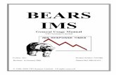 BEARS IMS - Span Software User Manual V370.pdf · BEARS / IMS Common Problems ... BEARS / IMS fully supports this release of IMS. • OTMA support. Response time records for all transactions