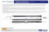 ProSafe Stackable Gigabit L3 Managed Switches Data · PDF fileStackable Gigabit L3 Managed Switches Data Sheet ... and chassis-like stack with Layer 2+ ... In the event of a power